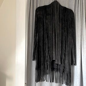 T Party Fringe Cardigan